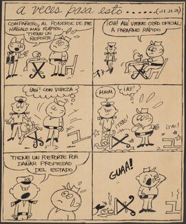 Historieta Reclutas S.M.O. 2. A veces pasa esto